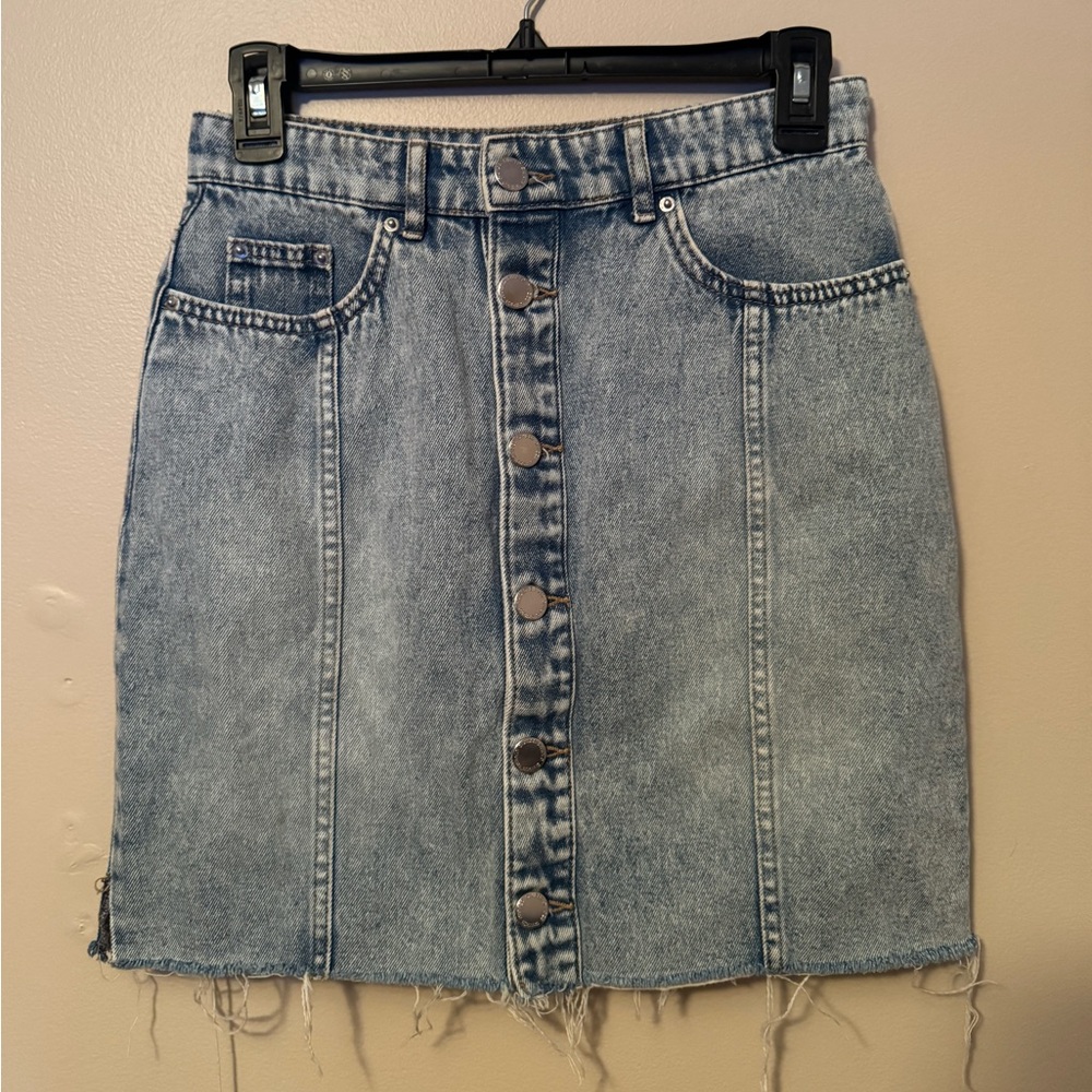 Denim Mini Skirt